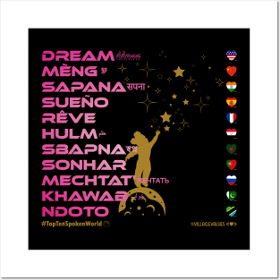 DREAM: Say ¿Qué? Top Ten Spoken (World) (Pink) Posters and Art